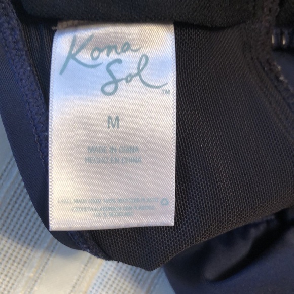 Kona Sol medium navy swimsuit - Picture 3 of 7